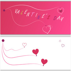 Vector background design for Valentine's day
