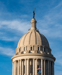 Fototapeta na wymiar Oklahoma State Capitol Dome