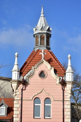 Fototapeta premium Gyor,historic building of pedestrian mall