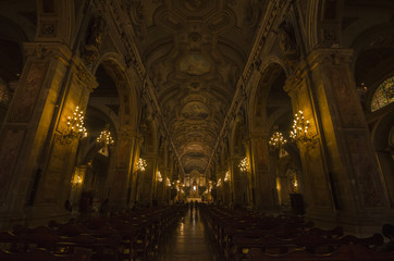 Fototapeta premium CATHEDRAL OF SANTIAGO DE CHILE