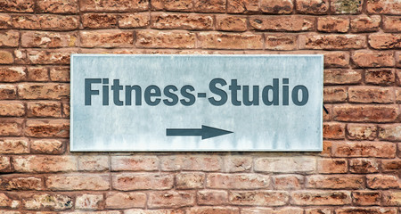 Schild 225 - Fitness-Studi