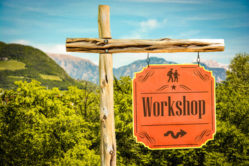 Schild 288 - Workshop