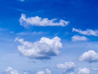 Blue sky with clouds
