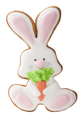 Christmas gingerbread in the form of a hare