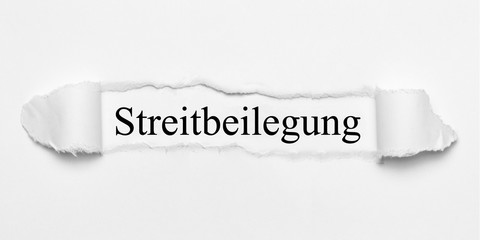 Streitbeilegung