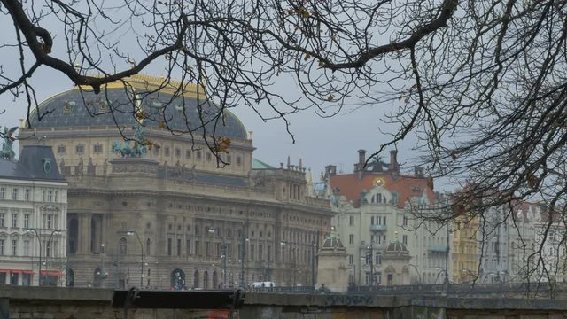 The National Theater building in Prague city, capital of Czech Republic.