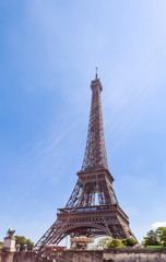 Fototapeta na wymiar France, Paris, Different View Eiffel Tower