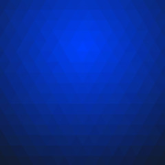 Obraz premium Dark blue abstract geometric rumpled triangular low poly style vector illustration graphic background. Dark black and blue colors details web template.