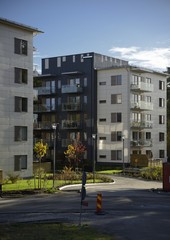 Modern apartment buildings in Stockholm are  - Sweden