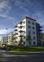 Modern apartment buildings in Stockholm are  - Sweden