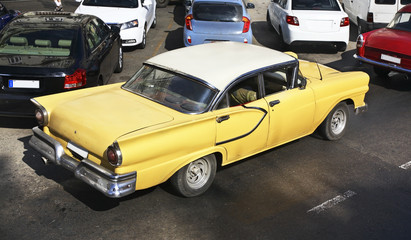 Old car in Havana. Cuba  