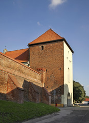 Fototapeta na wymiar Grudziadz gate in Chelmno. Poland