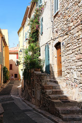 picturesque old town Hyères - France
