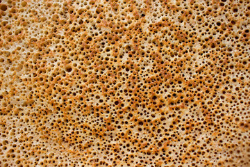 Pancake. Tasty hot breakfast. Delicious snack. Macro.