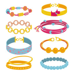 Vector collection of  accessories - obrazy, fototapety, plakaty