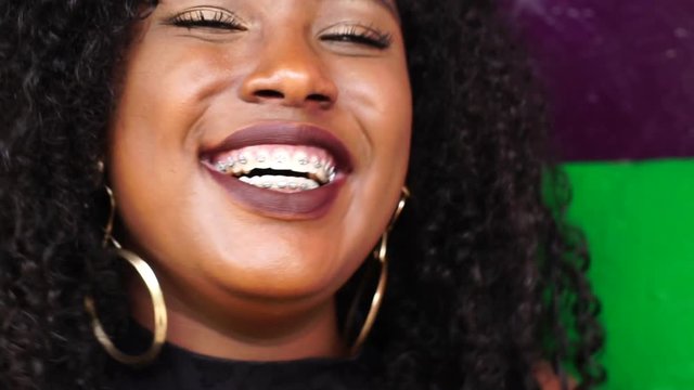 Black Woman Smiling