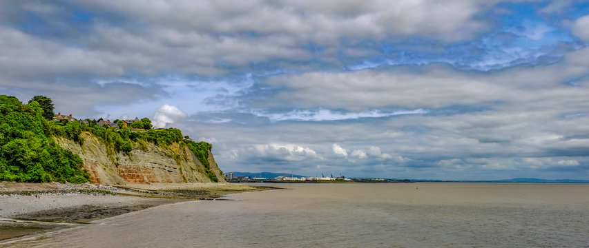 View of Penarth Head from the pier.