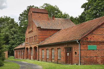 Fototapeta na wymiar House of Cultural Heritage of Warmia in Frombork. Poland