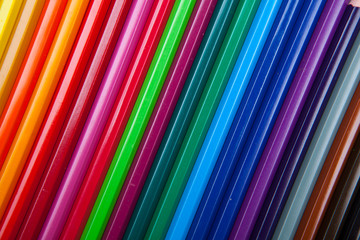 Obraz premium Color pencils isolated on white background