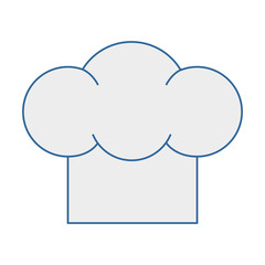 chef hat isolated icon vector illustration design