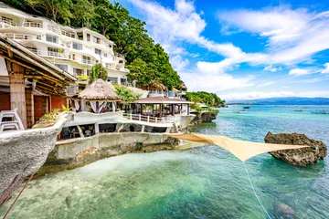 Papier Peint photo Île West Cove Resort à Boracay Island le 18 novembre 2017 aux Philippines