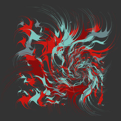 Paint Splashes Abstract Background