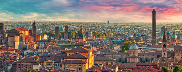 Aerial  cityscape of Bologna © Vivida Photo PC
