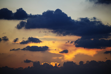 Sky background with clouds . Sky with clouds