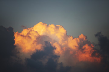 Sky background with clouds . Sky with clouds