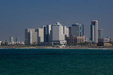 Fototapeta premium Tel Aviv Skyline