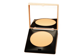 Photo of a powder on a white background

