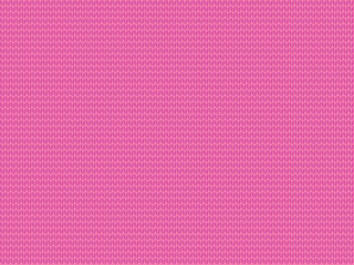 Cute baby pink knitted background. Vector fabric template, wallpaper, banner with copy space. Card for design. 