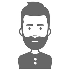 young man avatar character vector illustration design