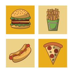 Fast food icons