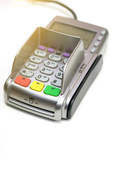 Keypad For Passwords ATM Card First Time Open Account Saving Money