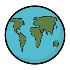 earth planet design concept