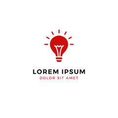 Light Bulb logo template