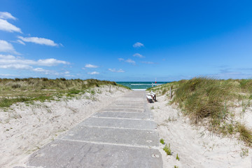 Weg zum Strand