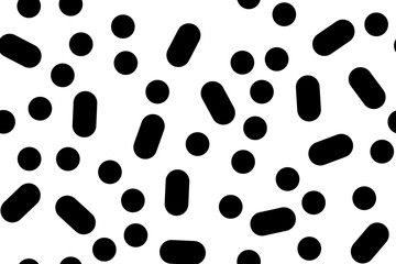 Geometric seamless pattern. Hipster creative design. Trendy minimalist style. Memphis background.