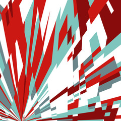 Fototapeta premium Abstract Background of Star Burst
