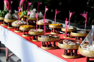 The Khan Makk Procession. Thai Traditional Ceremony. engagement