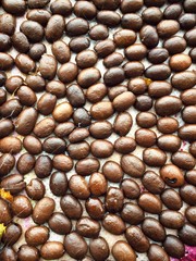 Coffe beans texture