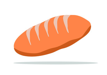 bread loaf illustration vector