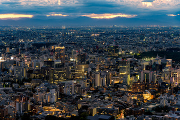Fototapeta premium 東京・新宿方面の夜景