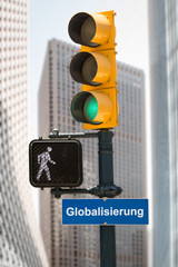 Schild 293 - Globalisierung - obrazy, fototapety, plakaty