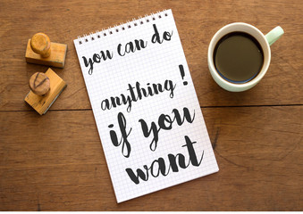 motivational message you can do anything