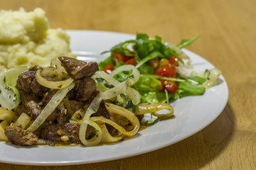 Leber mit Zwiebeln III