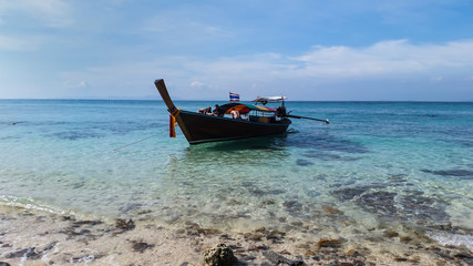 Phi Phi Island Phuket Thailand Beach Sunny Day Blue Ocean