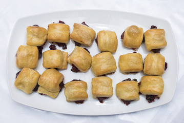 small pies with jam