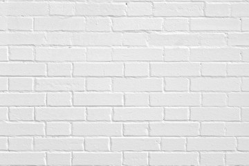 Brick white wall